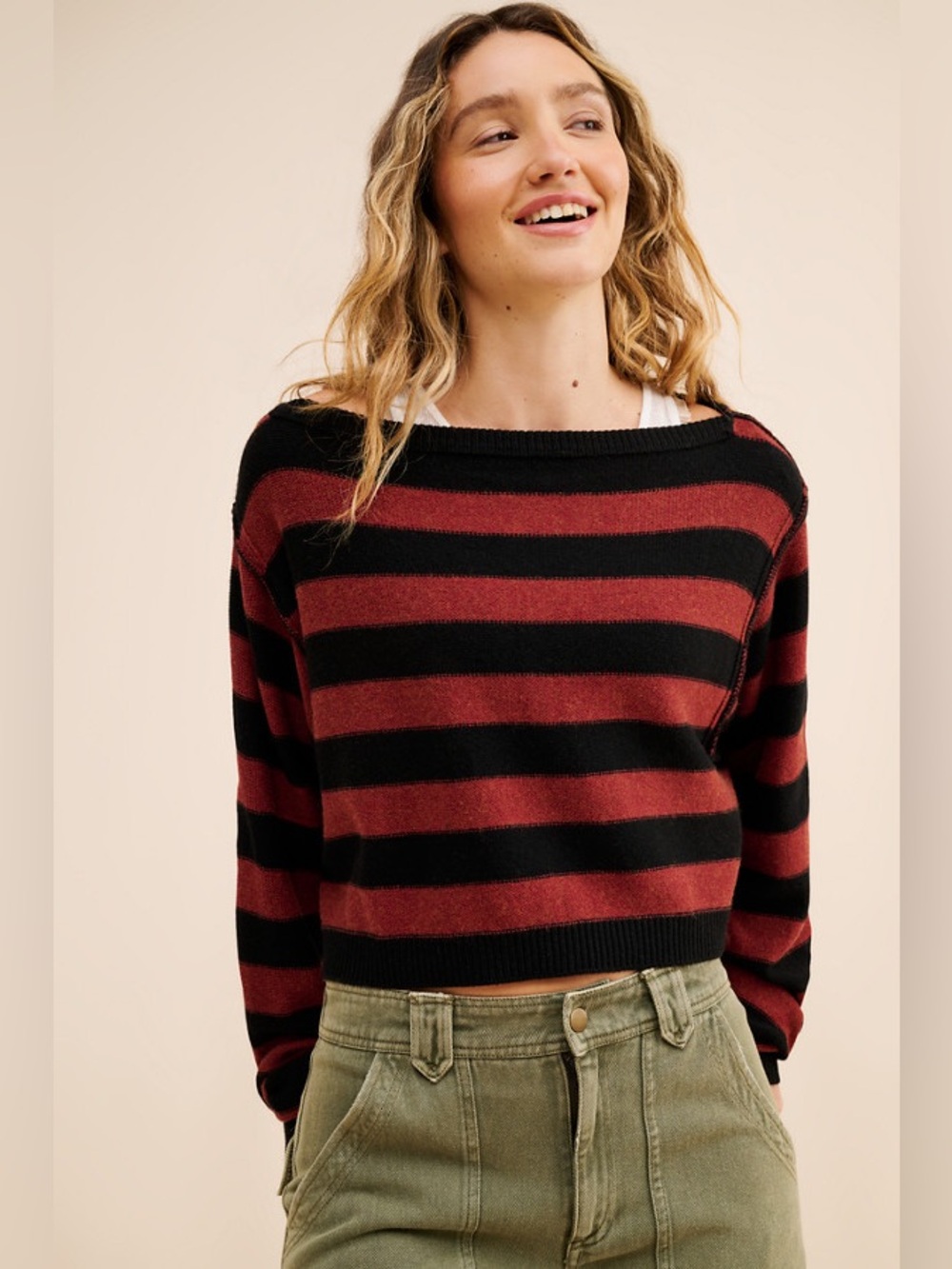 WE THE FREE Into the Blue Pullover - Brown
